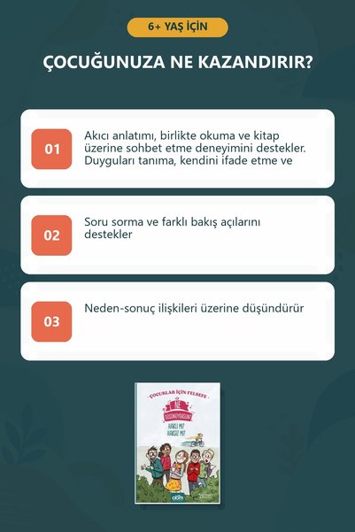 Abm Yayınevi What Are You Thinking? Philosophy Book for Children over 6 Years Old