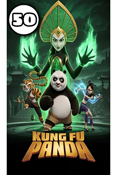 Kung-Fu Panda Βιβλίο ζωγραφικής, 50 εικονογραφήσεις Kung Fu Panda, A4