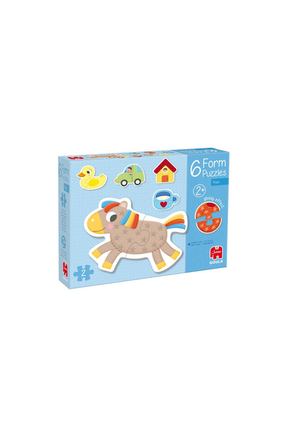 GOULA Puzzle-uri din carton pentru copii Animale și Obiecte