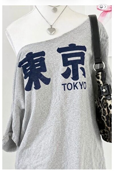 Köstebek Tokyo Y2K Kısa Kollu Off Shoulder Tişört