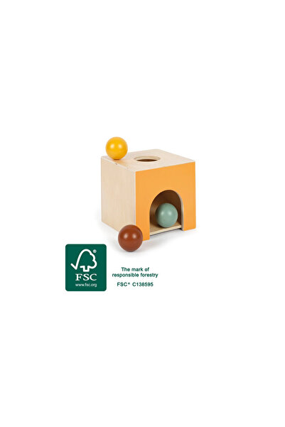Small Foot Cutie de mingi educativă Montessori din lemn
