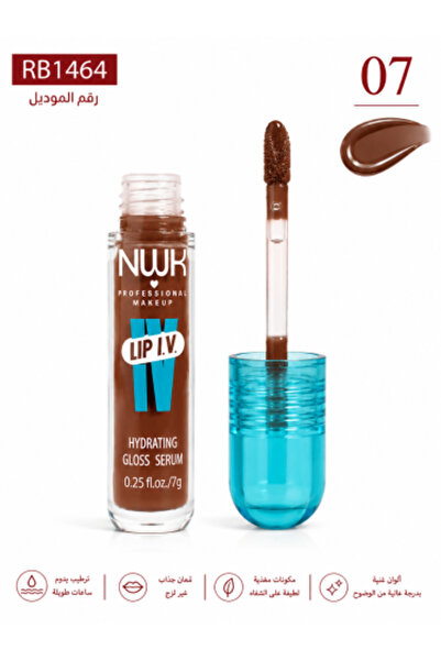 NWK Lip Gloss No. 07 - Dreippin.Ik Rose |   Alluring Shine with a Stylish Pin...