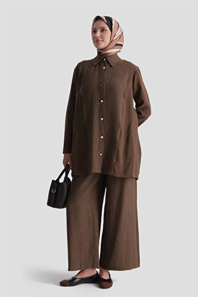 Armine Fabric Mix Set Brown