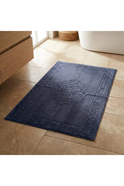MACO cotton Maco %100 Pamuk Banyo Paspası Osmanlı Antrasit 80X150cm