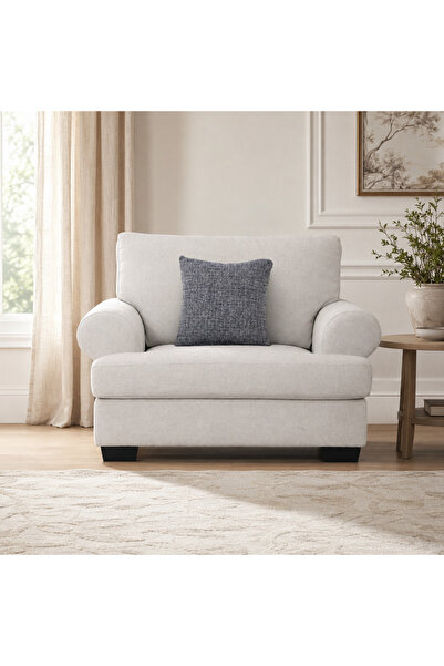 Roots Furniture Elegant White Arm Chair
