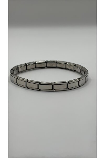 Stelle Jewelry Stainless Steel Silver Chain Bracelet – Minimal Unisex Steel B...