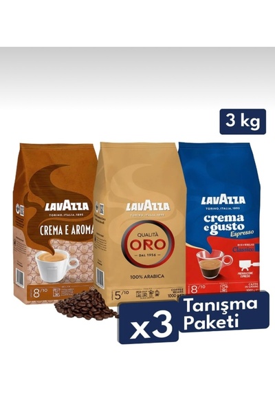 lavazza crema e aroma 3X1Kg Introduction Package Core Coffee