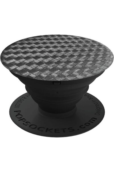 Popsockets PopGrip για Κινητό Τηλέφωνο με Υφή Ανθρακίτη