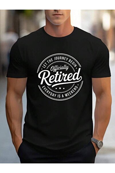 29CUN تي شيرت رجالي بطبعة "Officially Retired Everyday Is The Weekend"، قميص ...