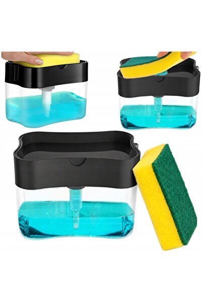 Korbi Dozator de detergent de vase cu set de bureți