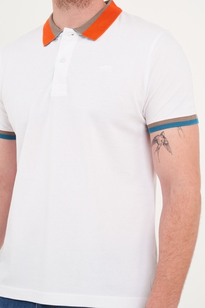 Timeout - Tricou barbat polo de culoare uniforma
