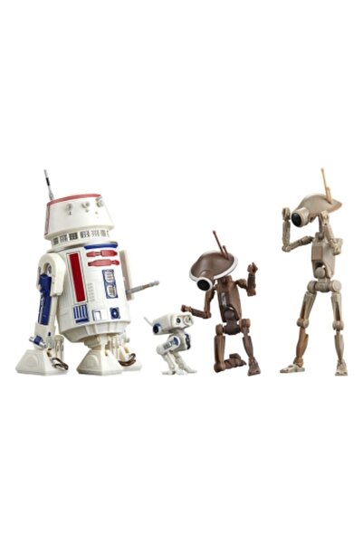 Hasbro Star Wars: The Mandalorian Black Series Set 4 figurine articulate R5-D...