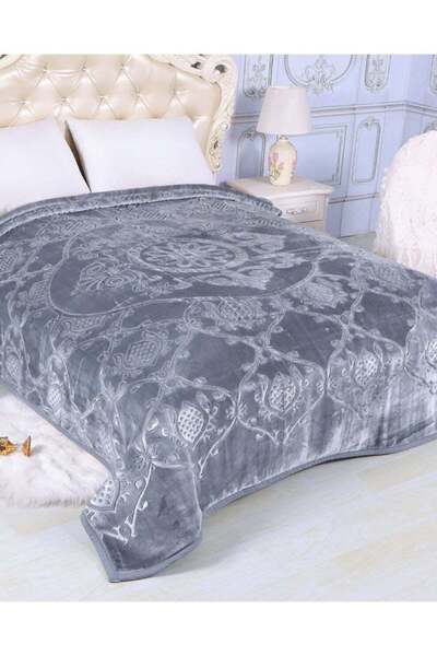 Generic Luxury Winter Double Blanket Size 240x200 cm – Weight 6 kg Heavy Warm Blanket with Soft and Luxurious Feel – Comfortable and High-Quality Double Bed Blanket for Deep Sleep and Ideal Warmth