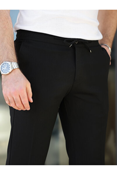 BASEL.CO Comfortable Slim Fit Jogger Pants with Elastic Waist
