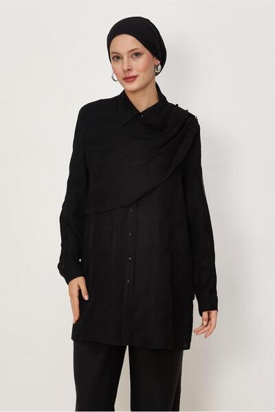 Alvina Cape-Like Jacquard Tunic 46781