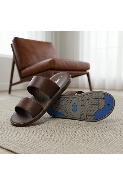 Amity Footwear KSA Men's Premium Leather Sandals - Contemporary Italian Desig...