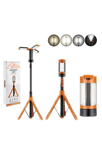 RGB Multi-Function Portable Camping Light & Stand – Rechargeable Tent Lights ...