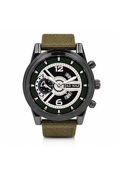 Watch Ceas barbatesc, curea textila, Casual, AD.NAZ, Verde, CB179