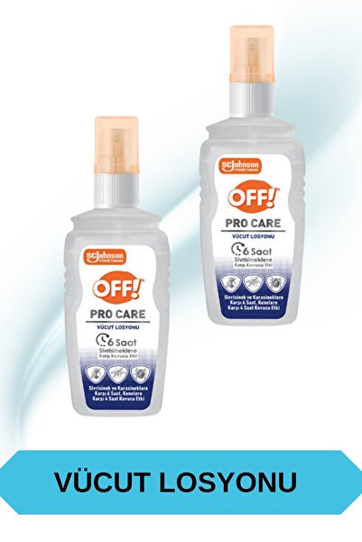 OFF Pro Care Sinek ve Kene Kovucu Losyon 100 ml 2'li Set