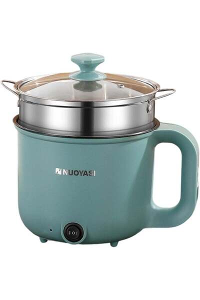 NUOYI NUOYASI 800W Fast Heating Electric Pot for Cooking, Boiling & Steaming