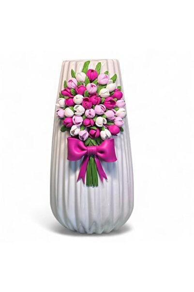 OEM Vase with flower bouquet - special gift – Zeny Dolls Gifts -Handmade with...