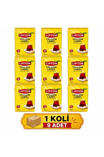 Lipton Yellow Label 1kg X9 Pieces (1 Box)