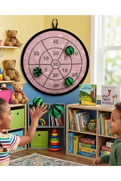 UCUZTEKNO Safe Dart Game Velcro Ball Kids Toy Entertainment and Skill Set