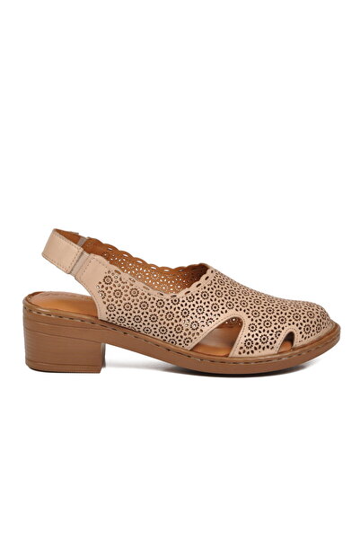 Castle Black Beige Genuine Leather Patterned Soft Comfortable Sole Women's He...