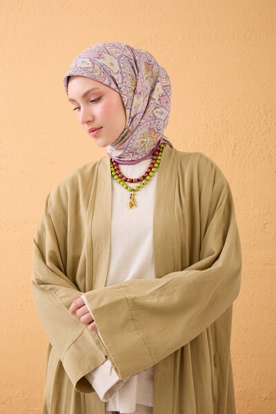 Silk Home وشاح فيلورا فينتاج بيزلي داكن اللون