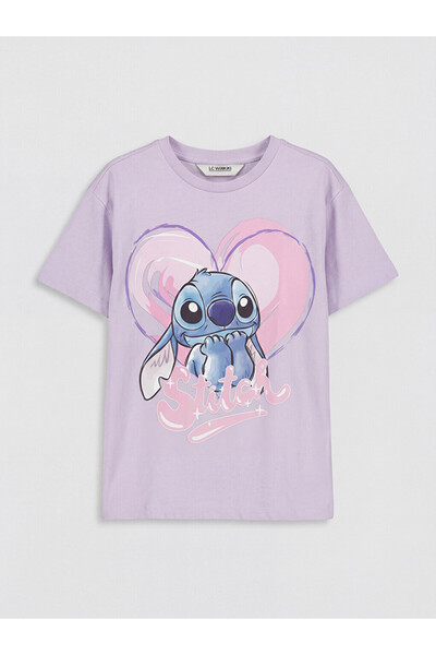 LC Waikiki Tricou de fete cu imprimeu Stitch
