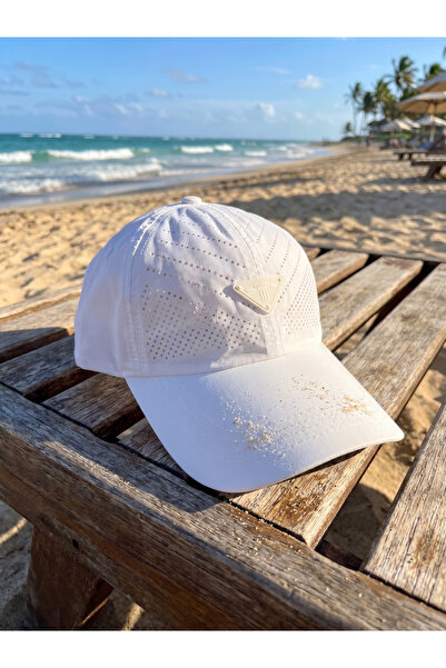 PIECE SIGNATURE Unisex Quick-Dry Micro Sports Hat - White