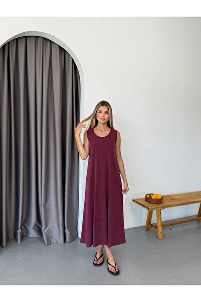 HKT HAK TEKSTİL Women's Modal Single Jersey Dress