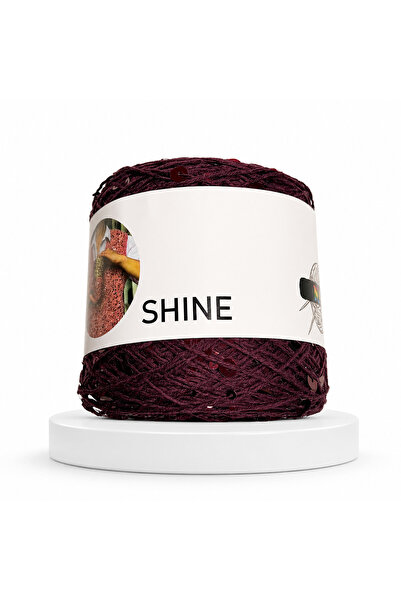 Nas Shine 45% Cotton Sequined Knitting Yarn 100 Gr 230 m Summer Hand Knitting...