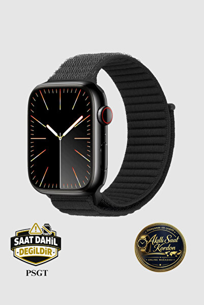 PSGT Apple Watch Band Uyumlu 38-40-41mm ve S10 s11 (42mm) Dalga Hasır Kordon ...