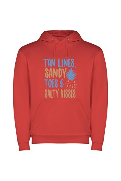 iLovePrints Savouring Sand: Tropical Temptations Φούτερ με κουκούλα σε χρώμα ...
