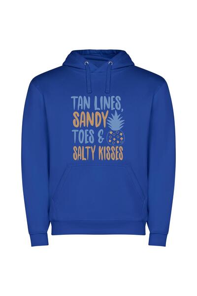 iLovePrints Savouring Sand: Tropical Temptations Φούτερ με κουκούλα σε χρώμα ...