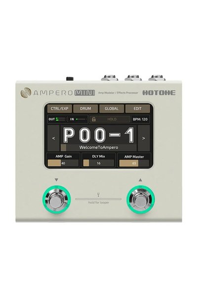 HOTONE MP-50VN Ampero Mini (Vanilla) Amp Modeler Effects Processor (9V Adaptör Dahil)