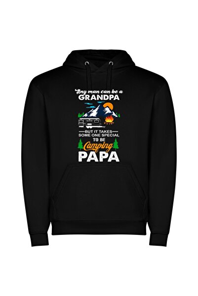 iLovePrints Black RV's Special Grandpa Φούτερ με κουκούλα σε χρώμα Μαύρο