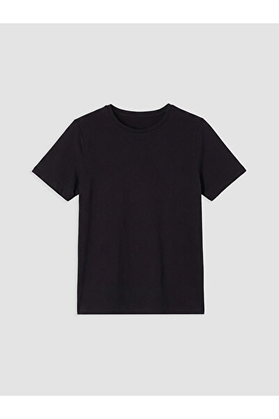 LC Waikiki Black Crew Neck Women's T-Shirt