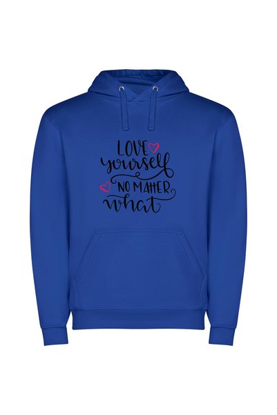 iLovePrints Fotogra-Love: Inspire, Embrace, Empower Φούτερ με κουκούλα σε χρώ...