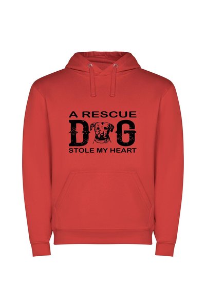 iLovePrints Enchanting Furry Friends Φούτερ με κουκούλα σε χρώμα Κόκκινο
