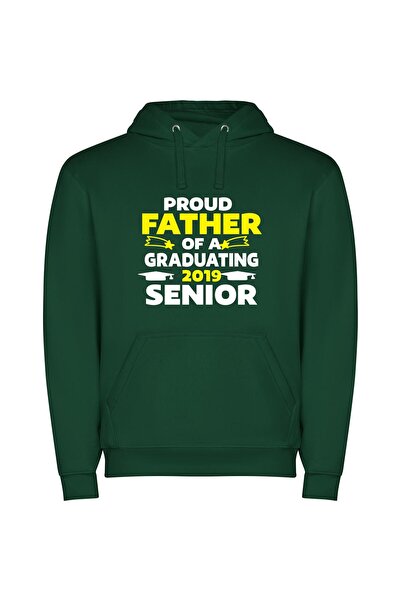 iLovePrints Daddy 2019: Futuristic Fatherly Figure Φούτερ με κουκούλα σε χρώμ...