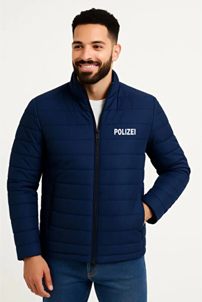 Modayakamoz Men's Micro Water Repellent Quilted B Printed Lined Zippered Bomb...