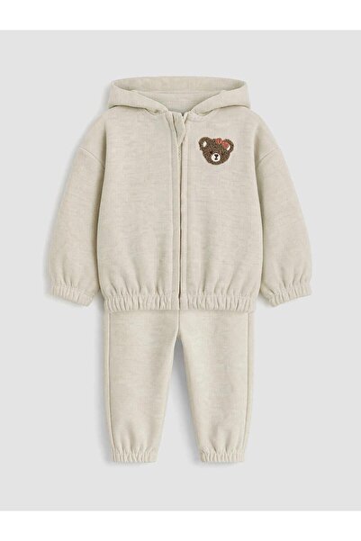 LC Waikiki Embroidered Baby Girl Tracksuit Set (W6)