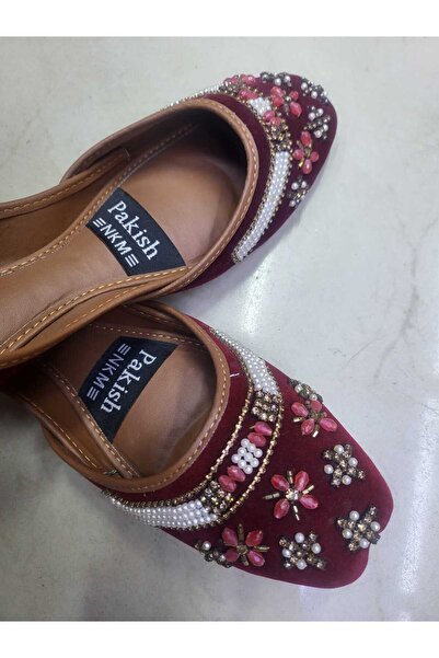 Generic Brand Women's Traditional Khussa – Elegant Handmade Ethnic Flat Shoes