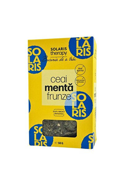 SOLARIS Чай от ментови листа, 50г, за чайник