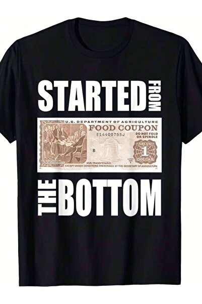 26LIK Men' Vintage USDA Food Stamp T-Shirt Retro Suitable - Comfortable Tee W...
