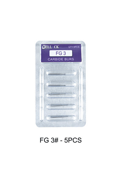 Choice6 5 قطع FG-3، 5 قطع/علبة، رؤوس مثقاب كروية من كربيد الأسنان على شكل فرا...