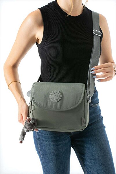 571 Collections Çanta Ultra-Light Cross-Body Shoulder Bag, Gray Model: (571-7K)