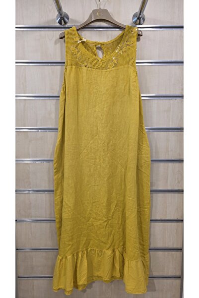 Park Moda Italian Sleeveless Linen Dress
